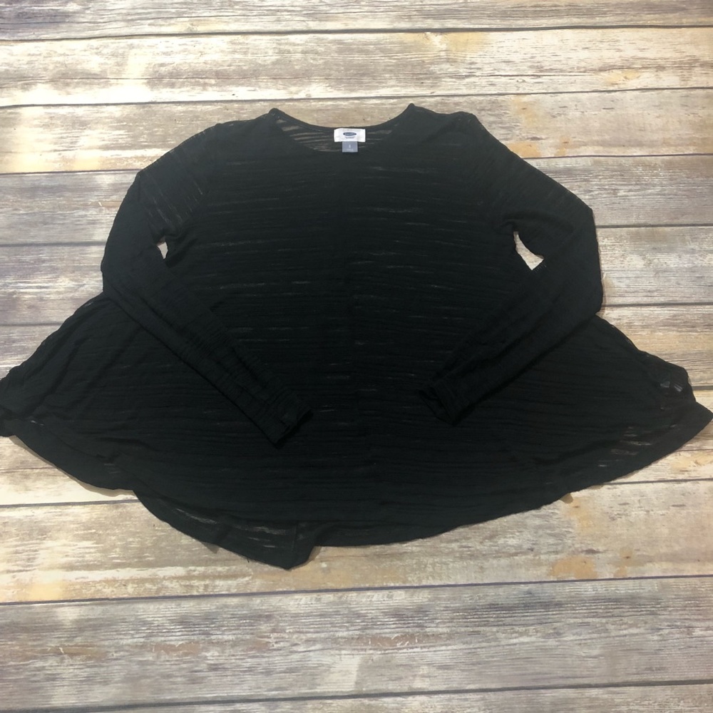 Black see through swing top